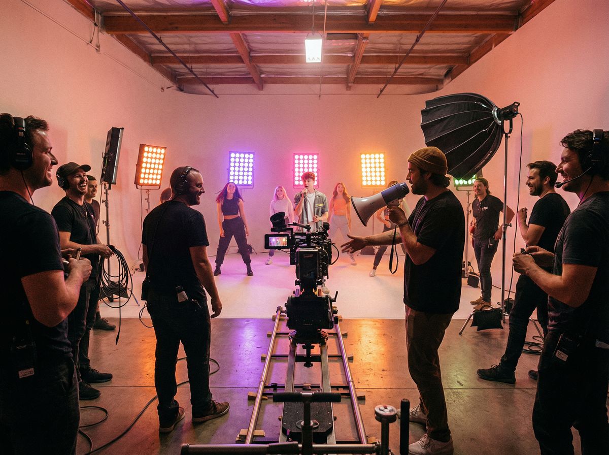 精神小妹传媒MV拍摄幕后花絮